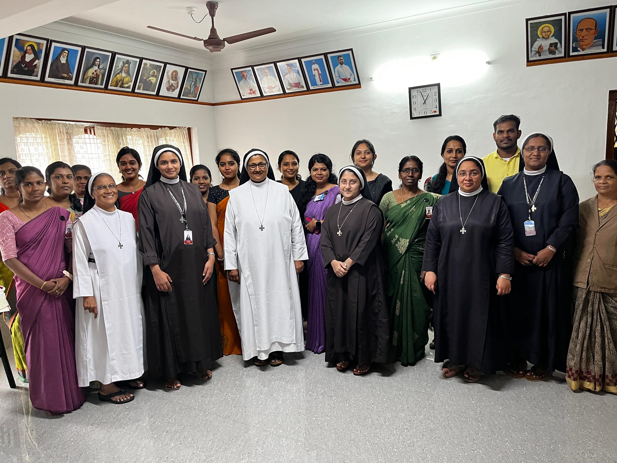 Students volunteering for environmental initiatives at Carmelgiri College